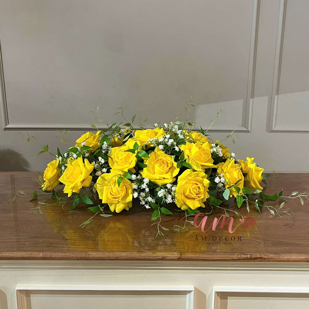 DẢI HOA BÀN HỌP BH060