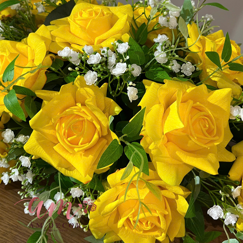 DẢI HOA BÀN HỌP BH060