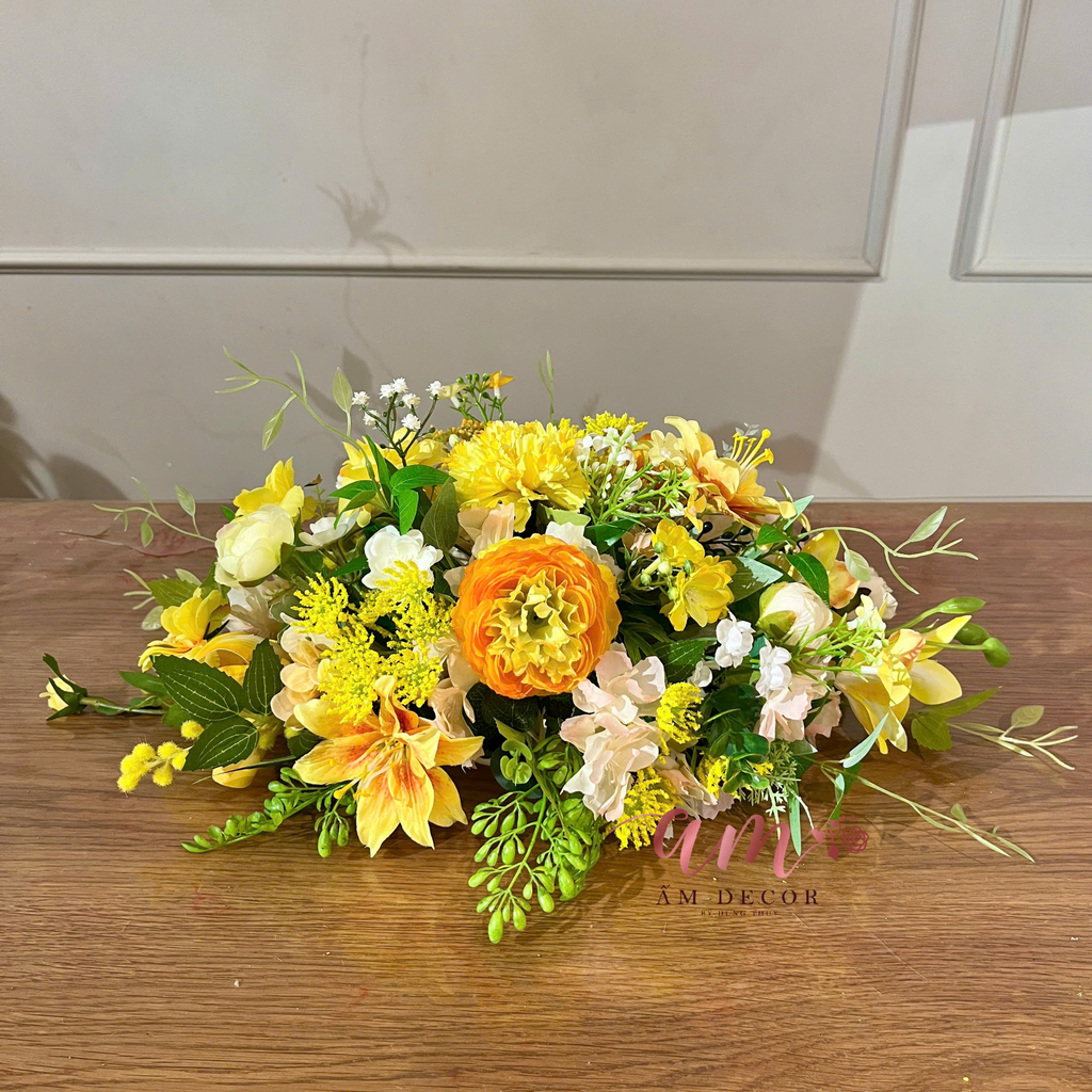 DẢI HOA BÀN HỌP BH058