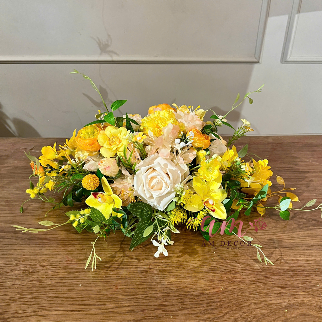 DẢI HOA BÀN HỌP BH058