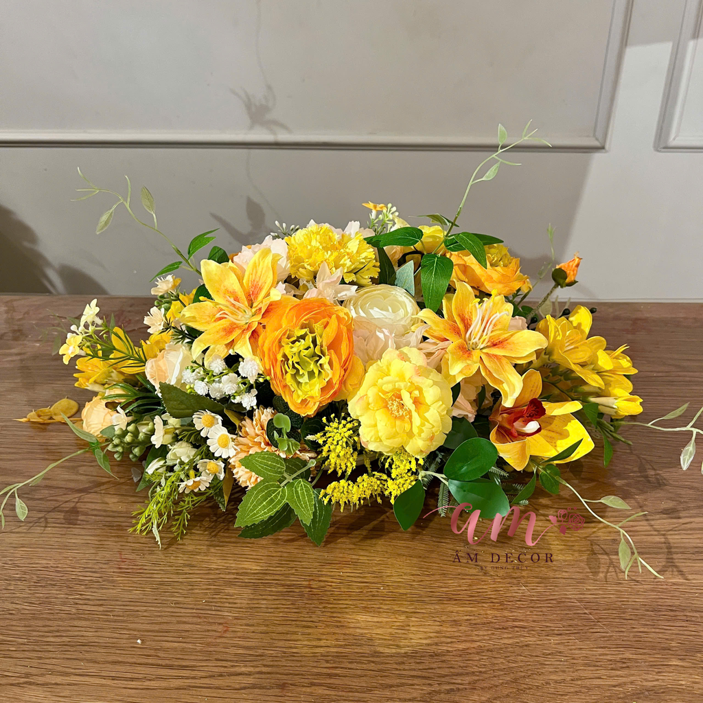 DẢI HOA BÀN HỌP BH059