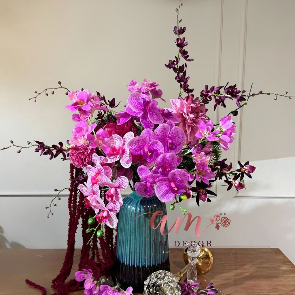 BÌNH HOA PURPUREA LUX ORCHID