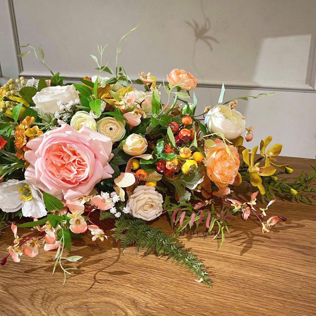 DẢI HOA BÀN HỌP BH061