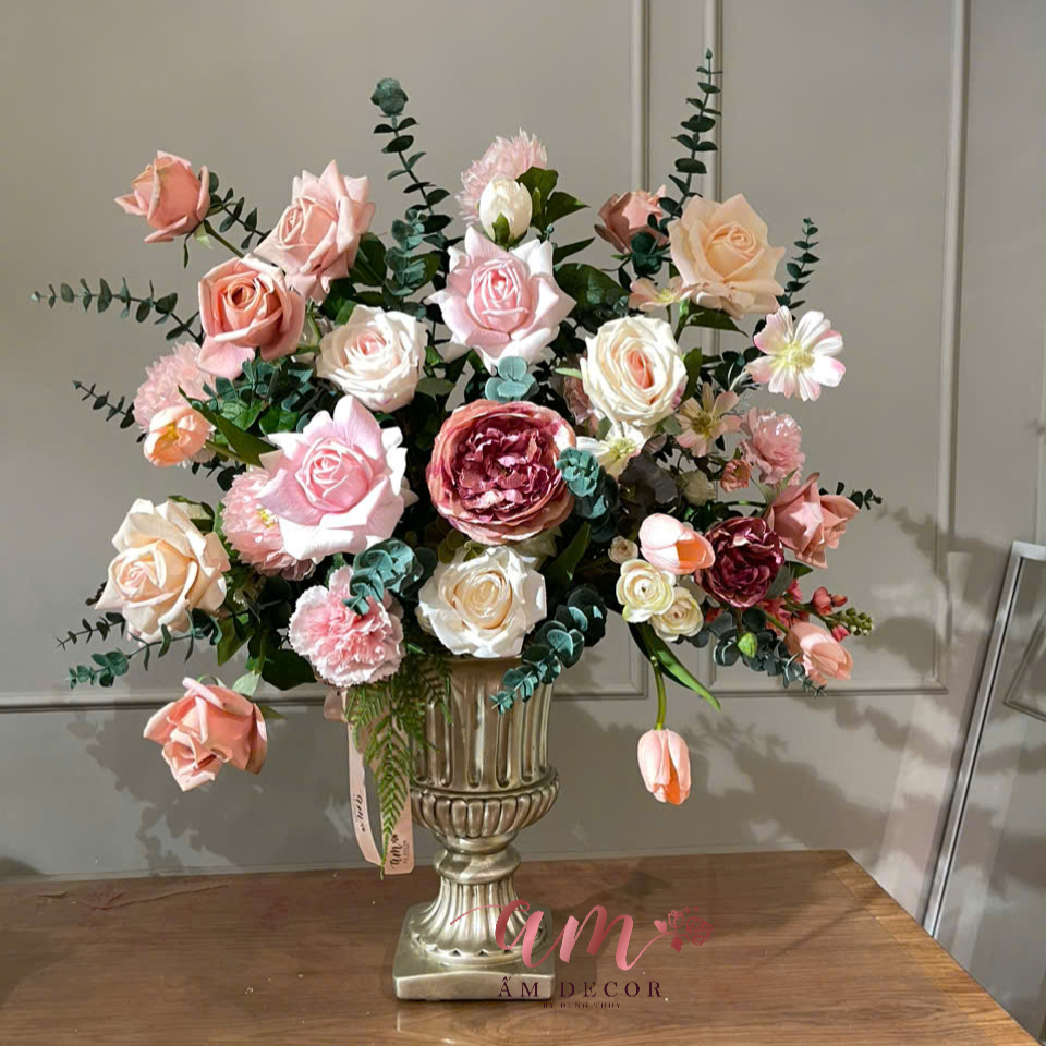 BÌNH HOA ÉTHYSTE ROSÉE