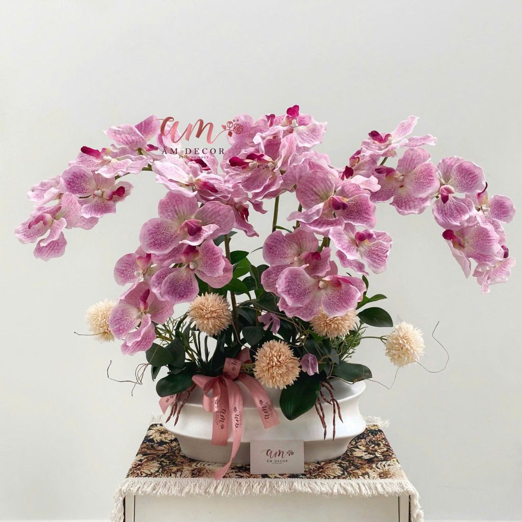 BÌNH HOA ORCHIDÉE BUTTERFLY