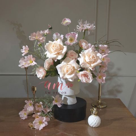  BÌNH HOA CREMAROSE 