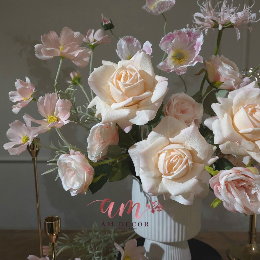 BÌNH HOA CREMAROSE