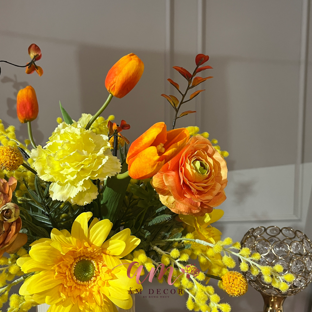 BÌNH HOA ORAN CLOCK