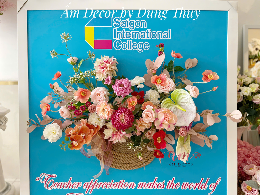 BANNER HOA TRANG TRÍ TEACHERS' DAY