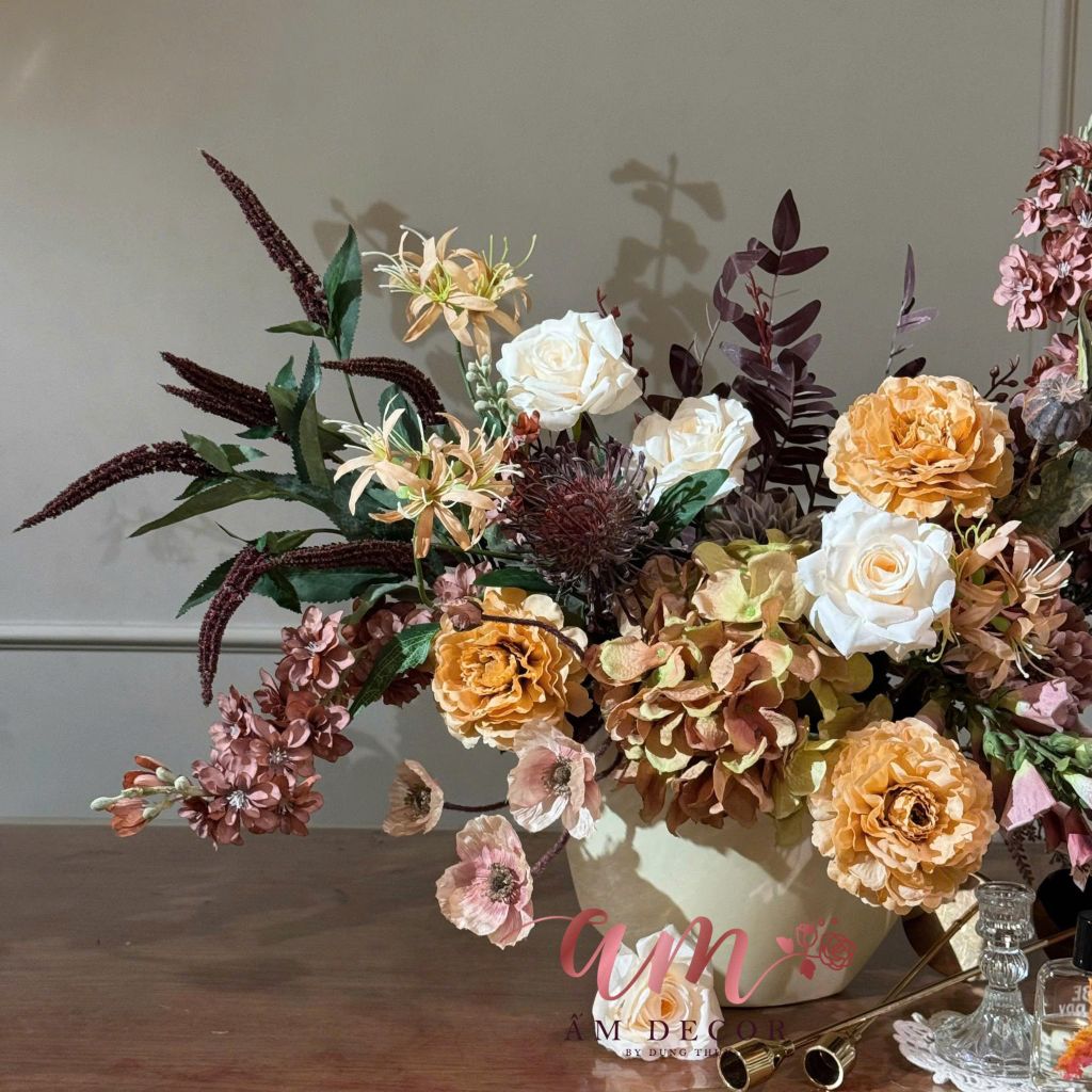 BÌNH HOA MOCHA BLOOM