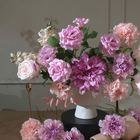  BÌNH HOA BLUSH PETALS 