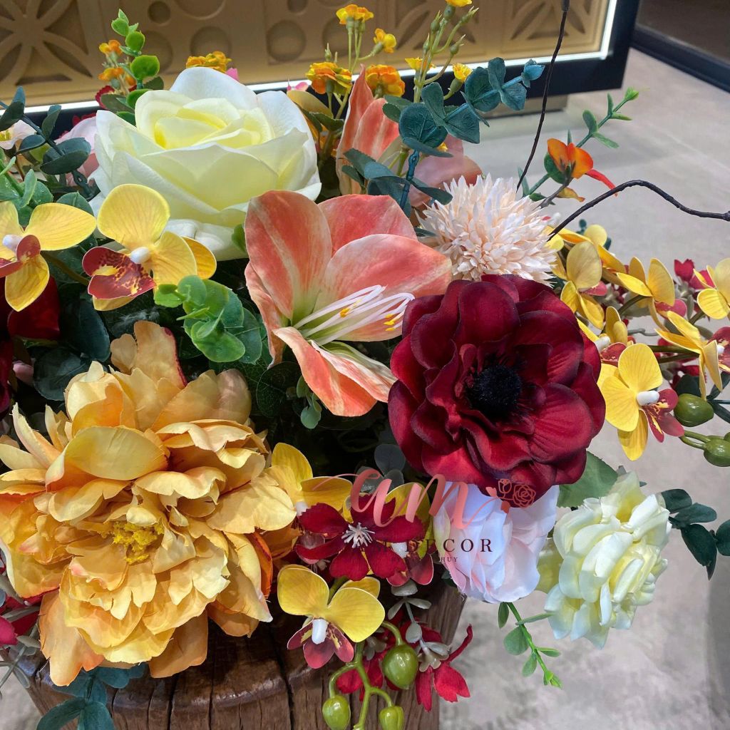 DẢI HOA BÀN HỌP BH063