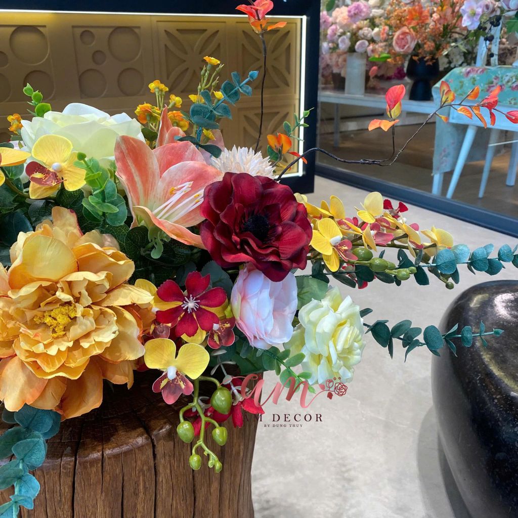 DẢI HOA BÀN HỌP BH063