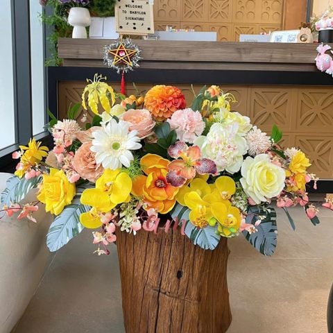  DẢI HOA BÀN HỌP BH064 