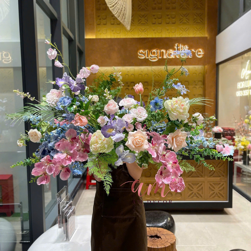 DẢI HOA BÀN HỌP BH065