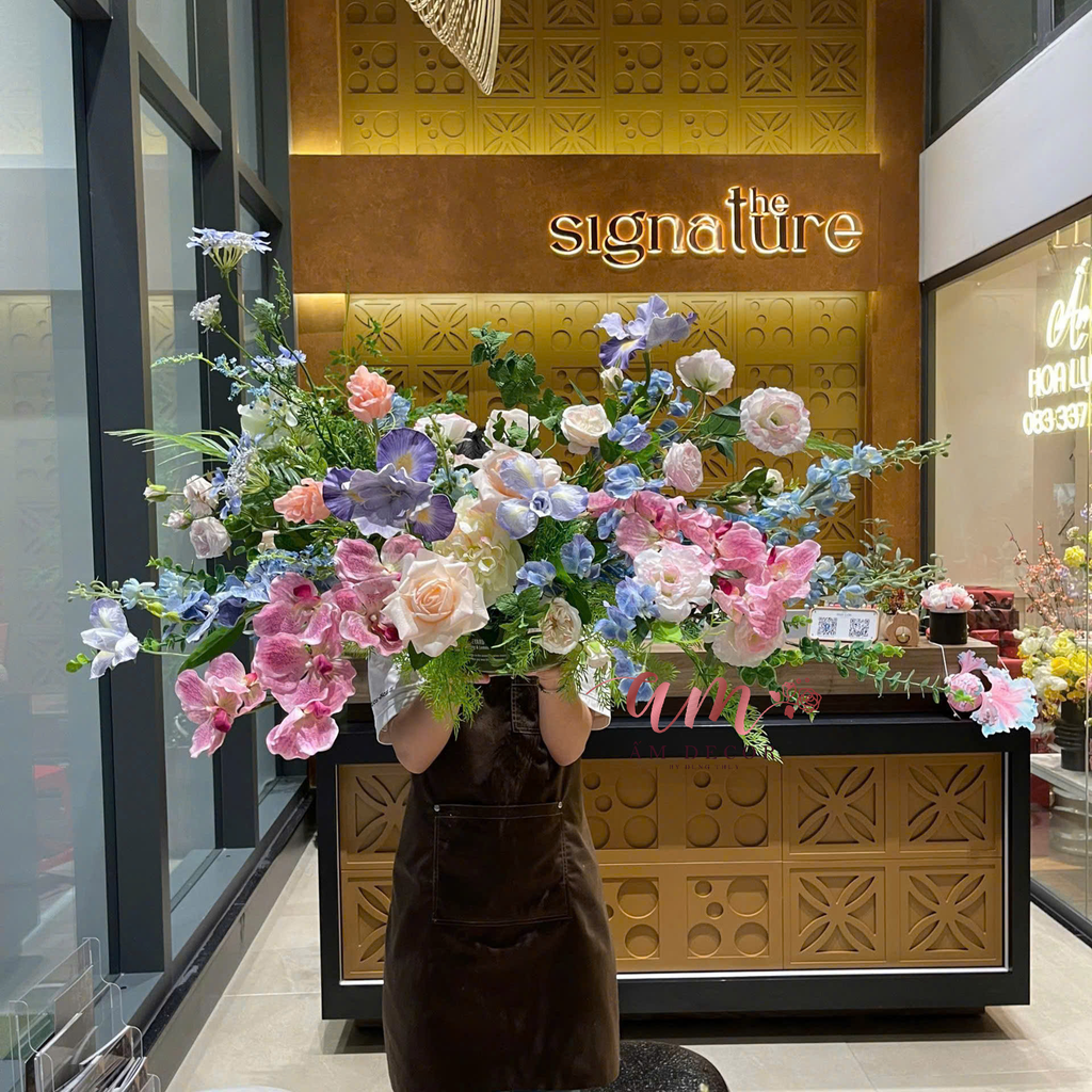 DẢI HOA BÀN HỌP BH065