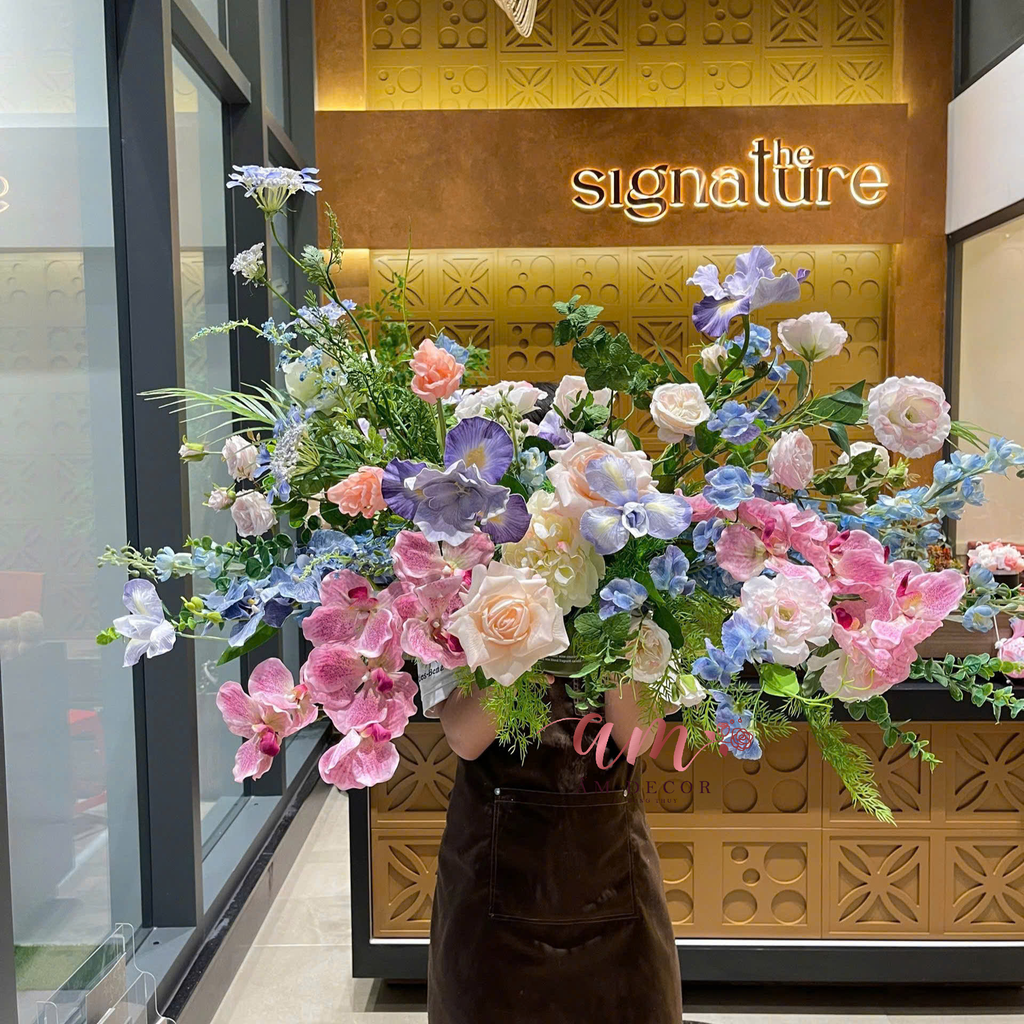 DẢI HOA BÀN HỌP BH065