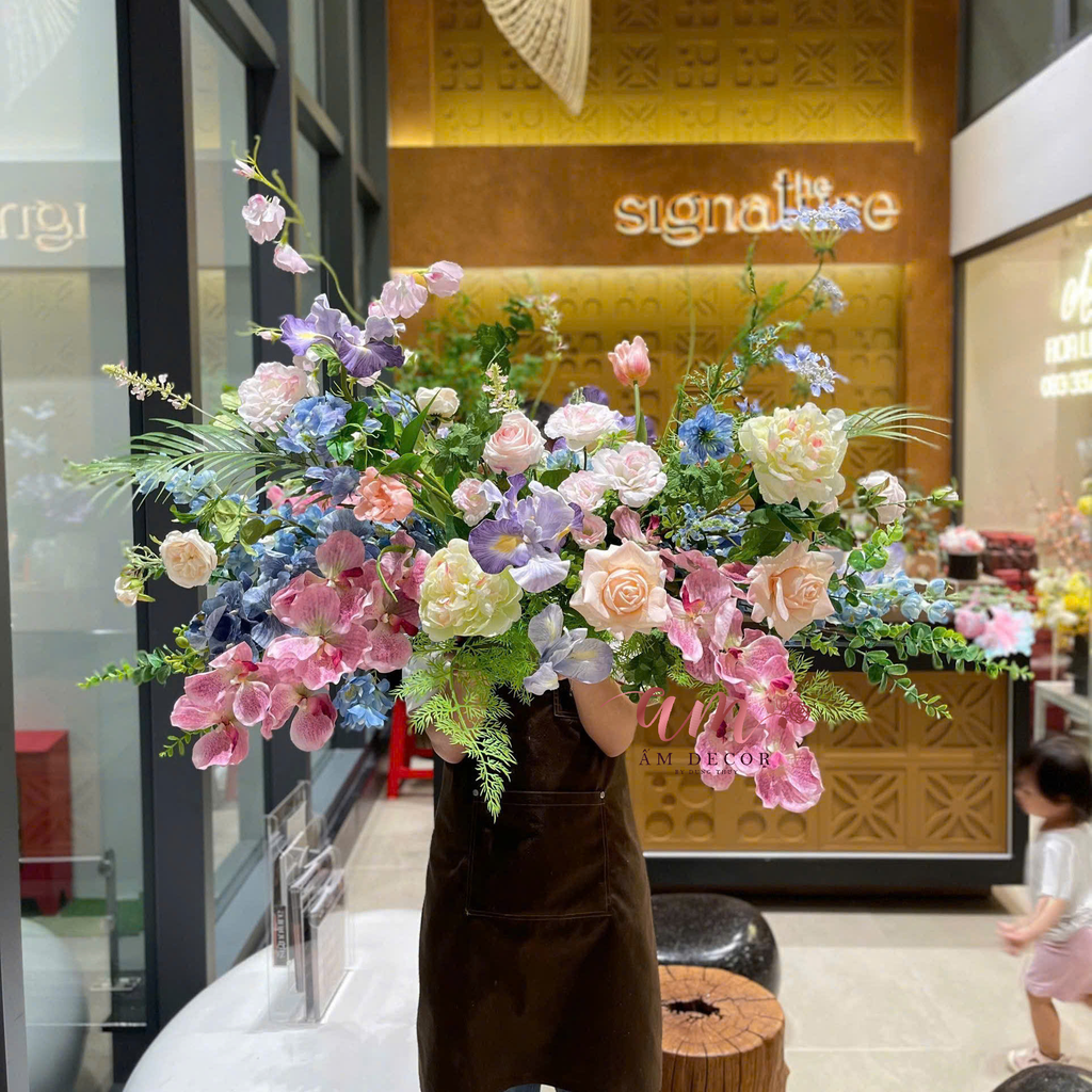 DẢI HOA BÀN HỌP BH065