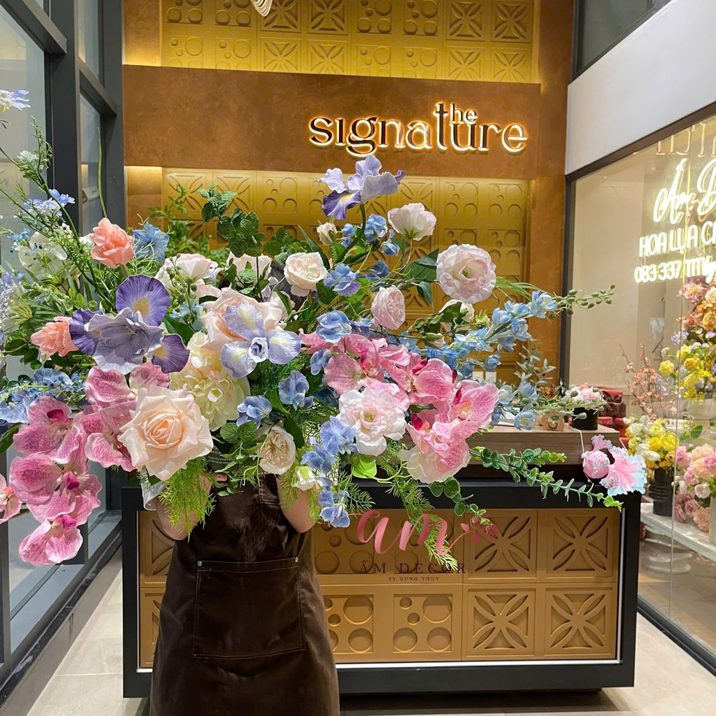 DẢI HOA BÀN HỌP BH065