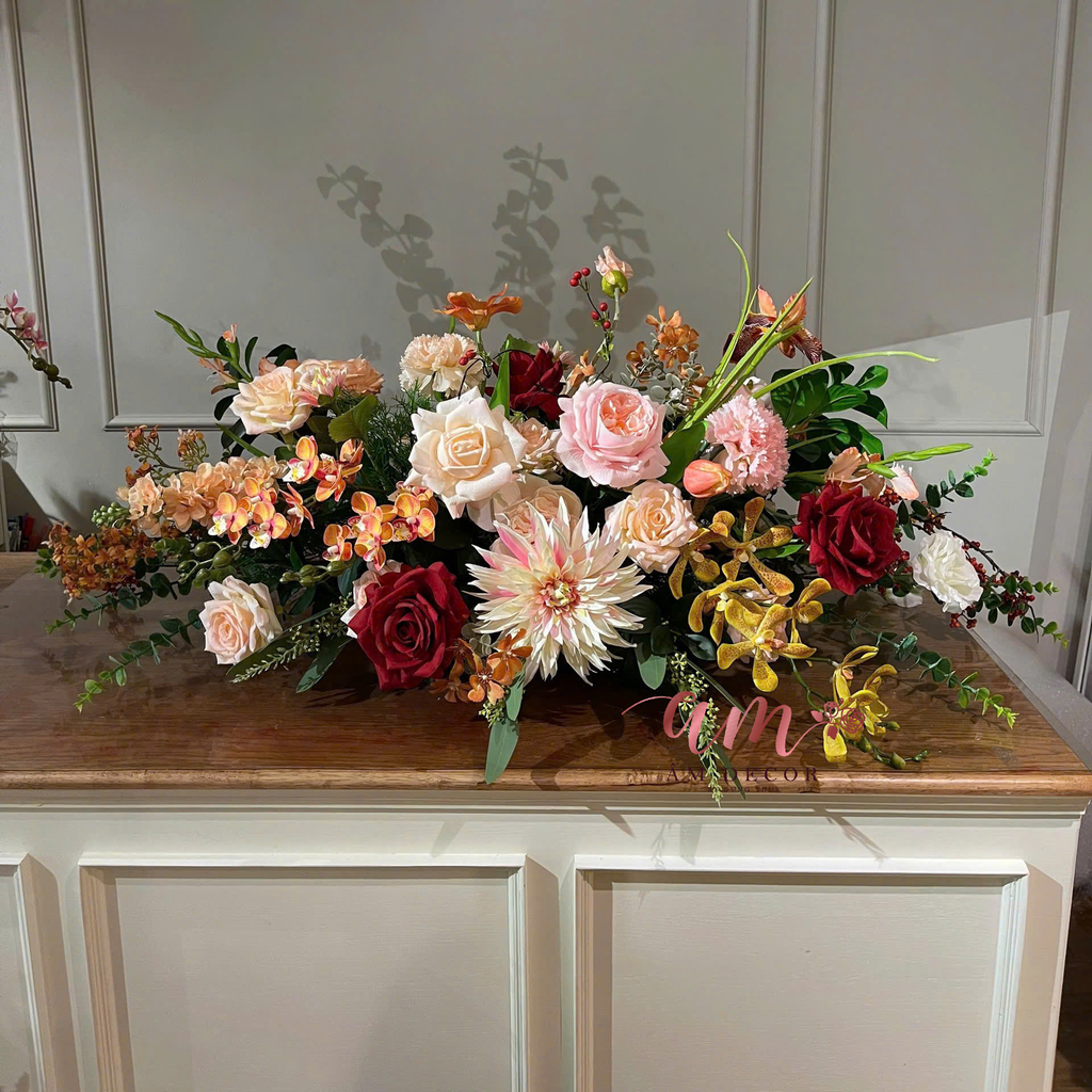 DẢI HOA BÀN HỌP BH066