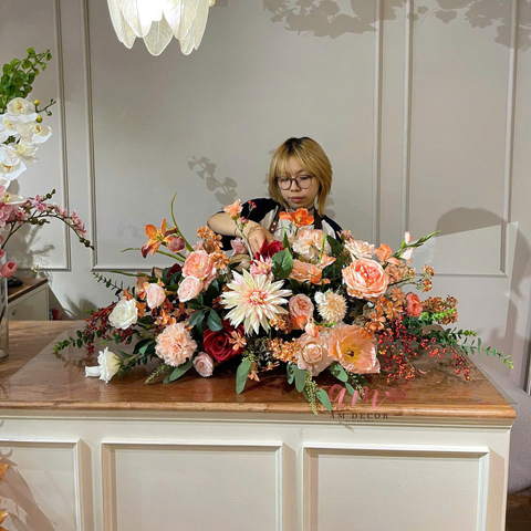  DẢI HOA BÀN HỌP BH065 