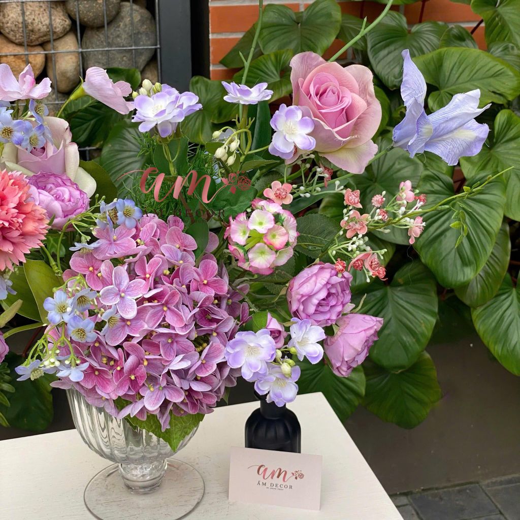 BÌNH HOA MAUVE FAIRY GARDEN