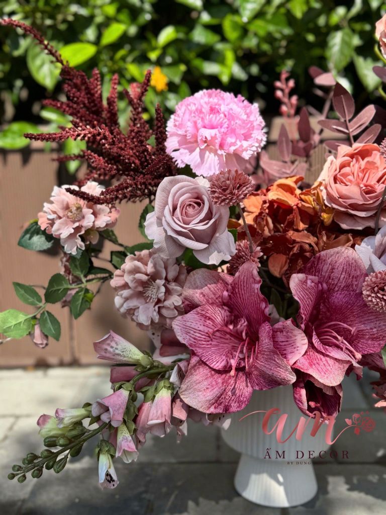 BÌNH HOA LADY MAUVE