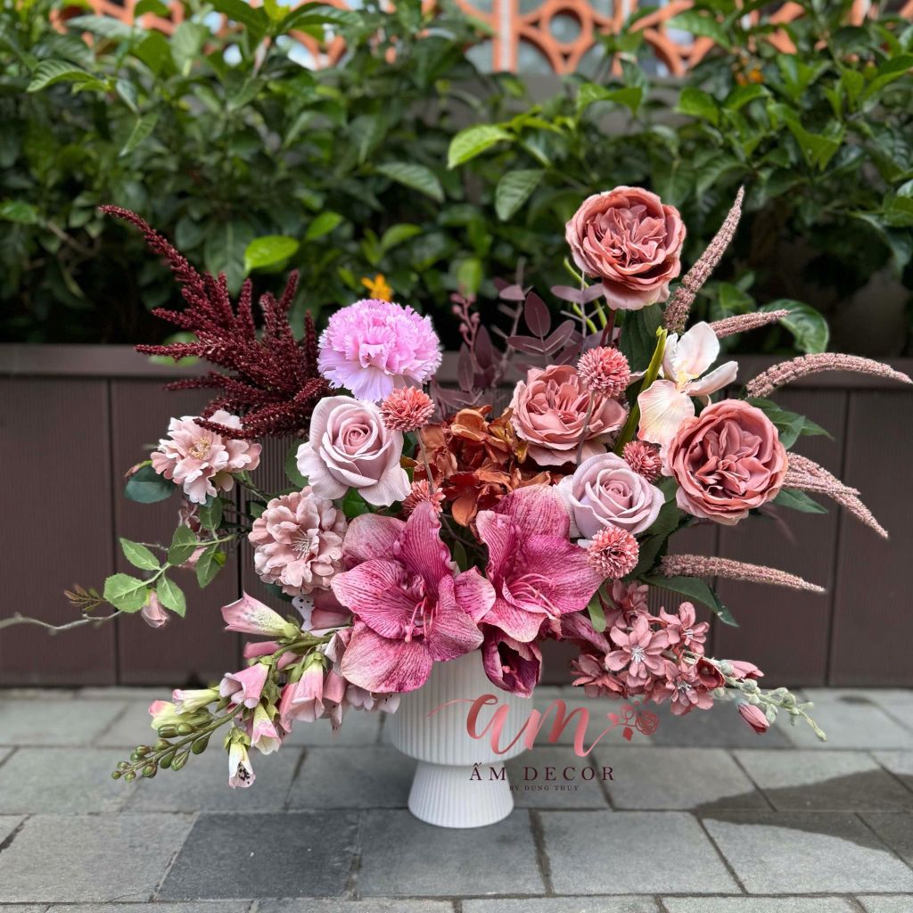 BÌNH HOA LADY MAUVE