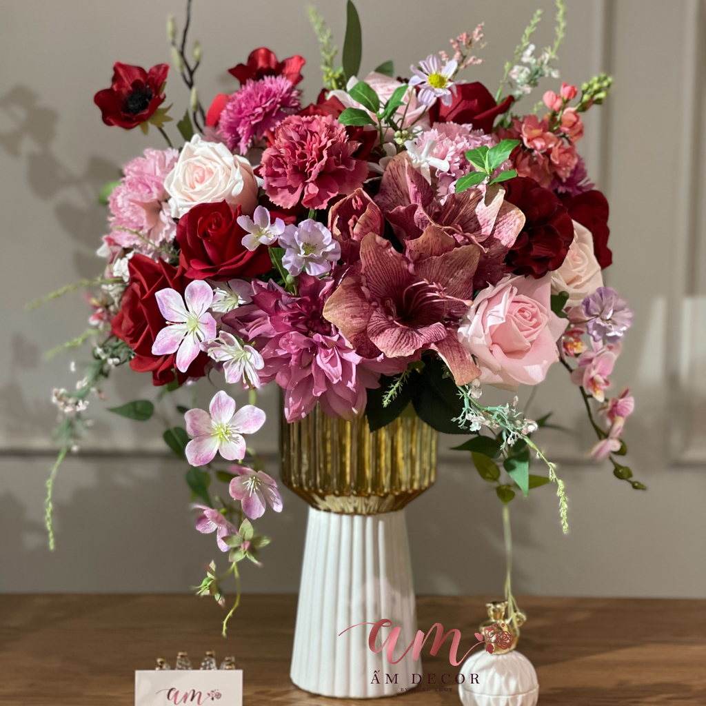BÌNH HOA CLASSIC MAUVE LADIES