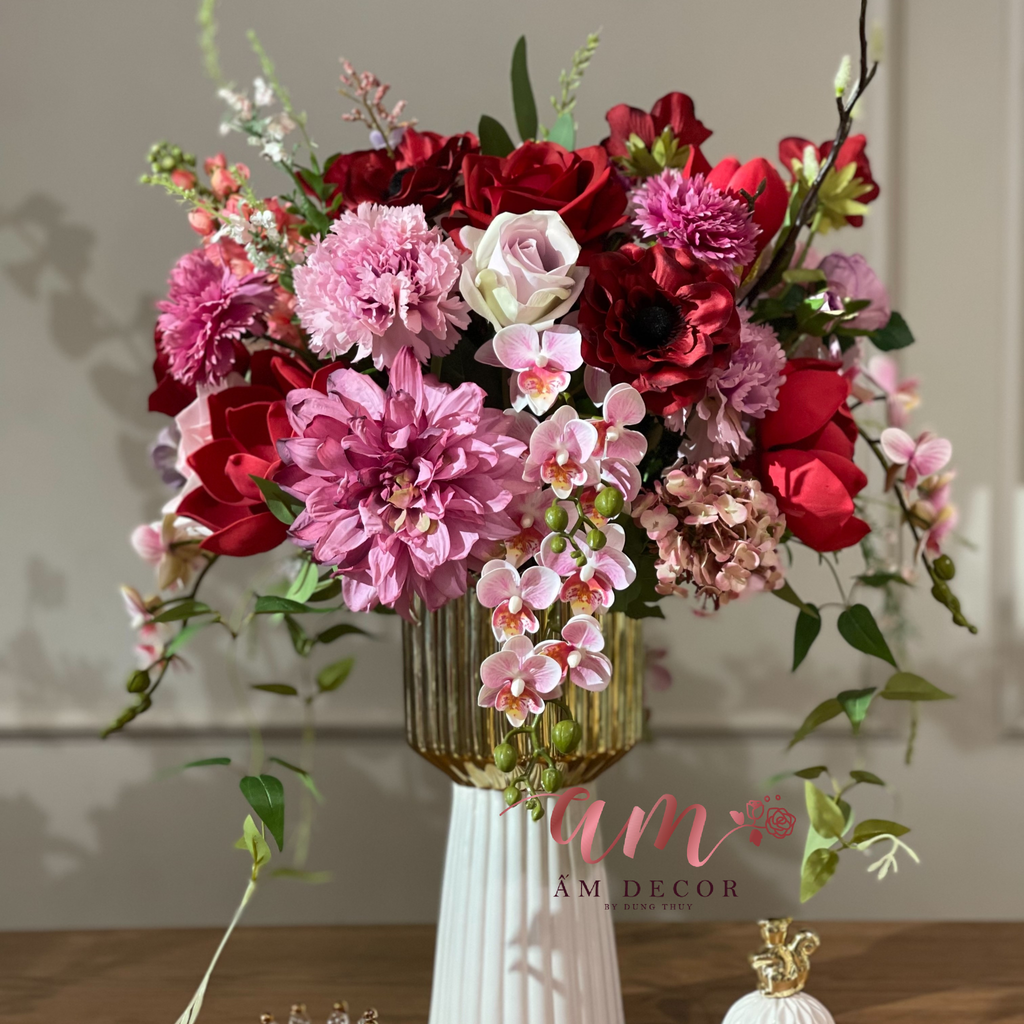 BÌNH HOA CLASSIC MAUVE LADIES