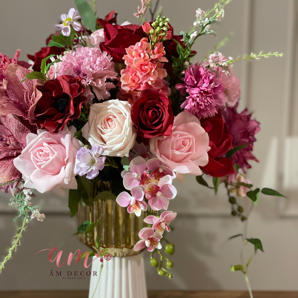 BÌNH HOA CLASSIC MAUVE LADIES