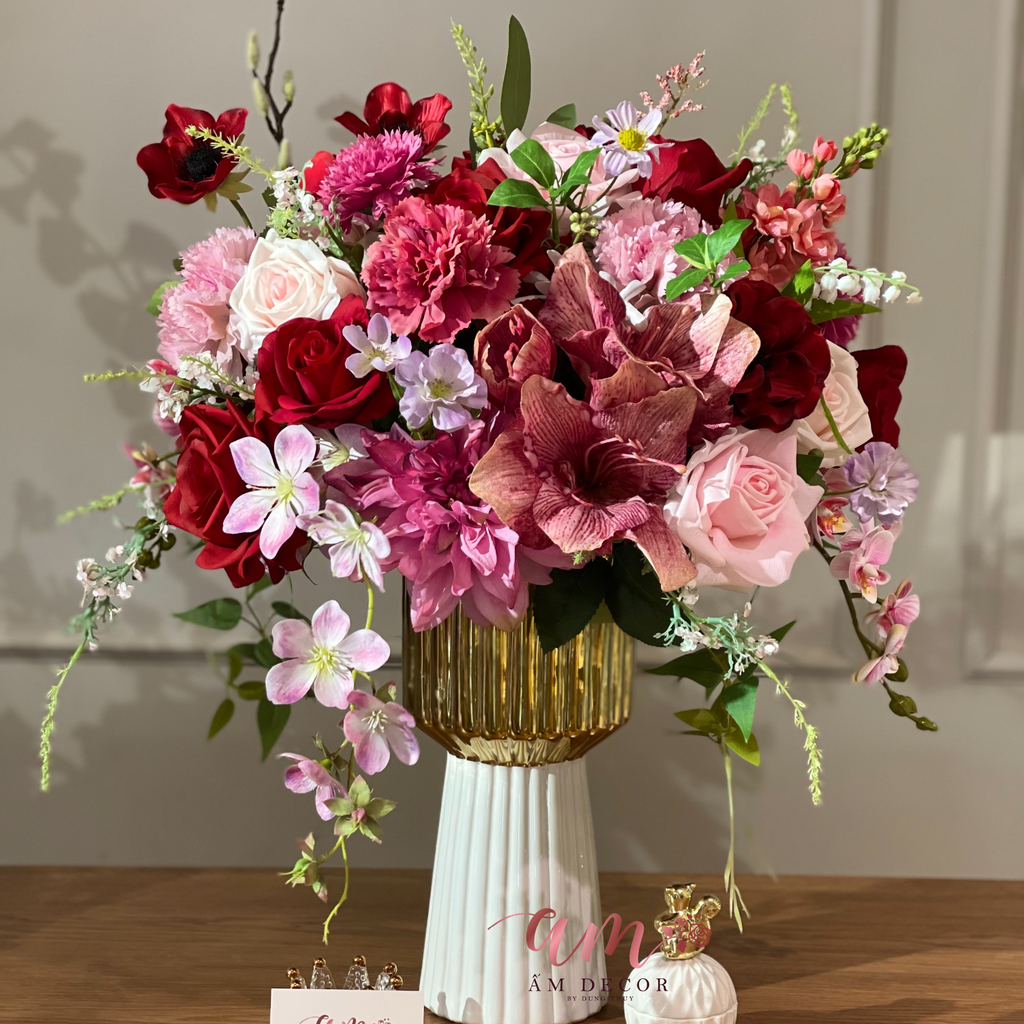 BÌNH HOA CLASSIC MAUVE LADIES