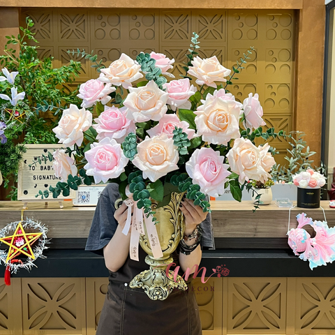  BÌNH HOA ASOFT ROSE 