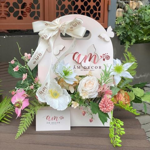  Giỏ Hoa Autumn Coral 