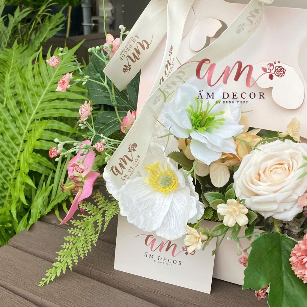 Giỏ Hoa Autumn Coral