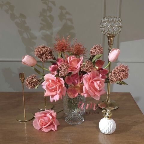  BÌNH HOA AURA PEACH 