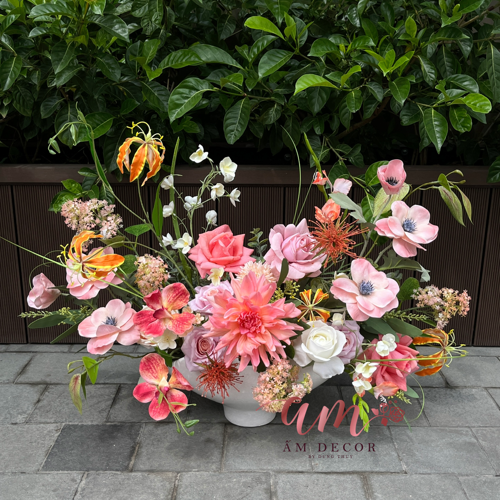 BÌNH HOA ABLOOM PEACH