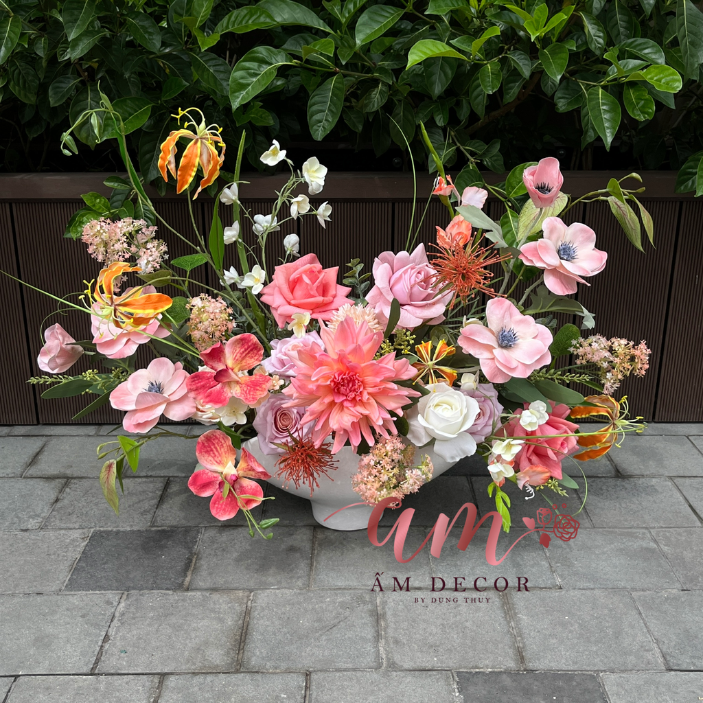 BÌNH HOA ABLOOM PEACH