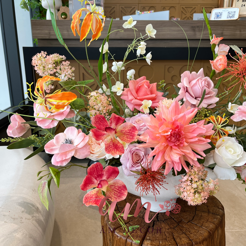 BÌNH HOA ABLOOM PEACH