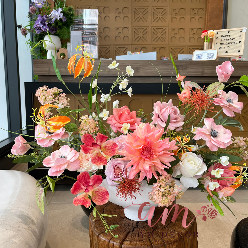 BÌNH HOA ABLOOM PEACH