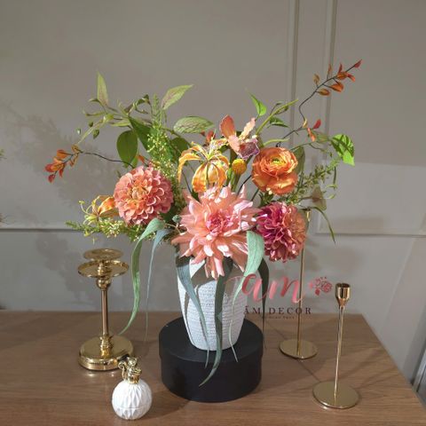  BÌNH HOA GLOW ORANGE 