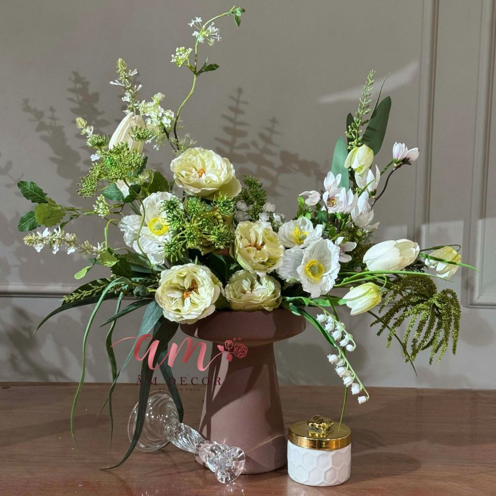 BÌNH HOA SNOWY GARDEN