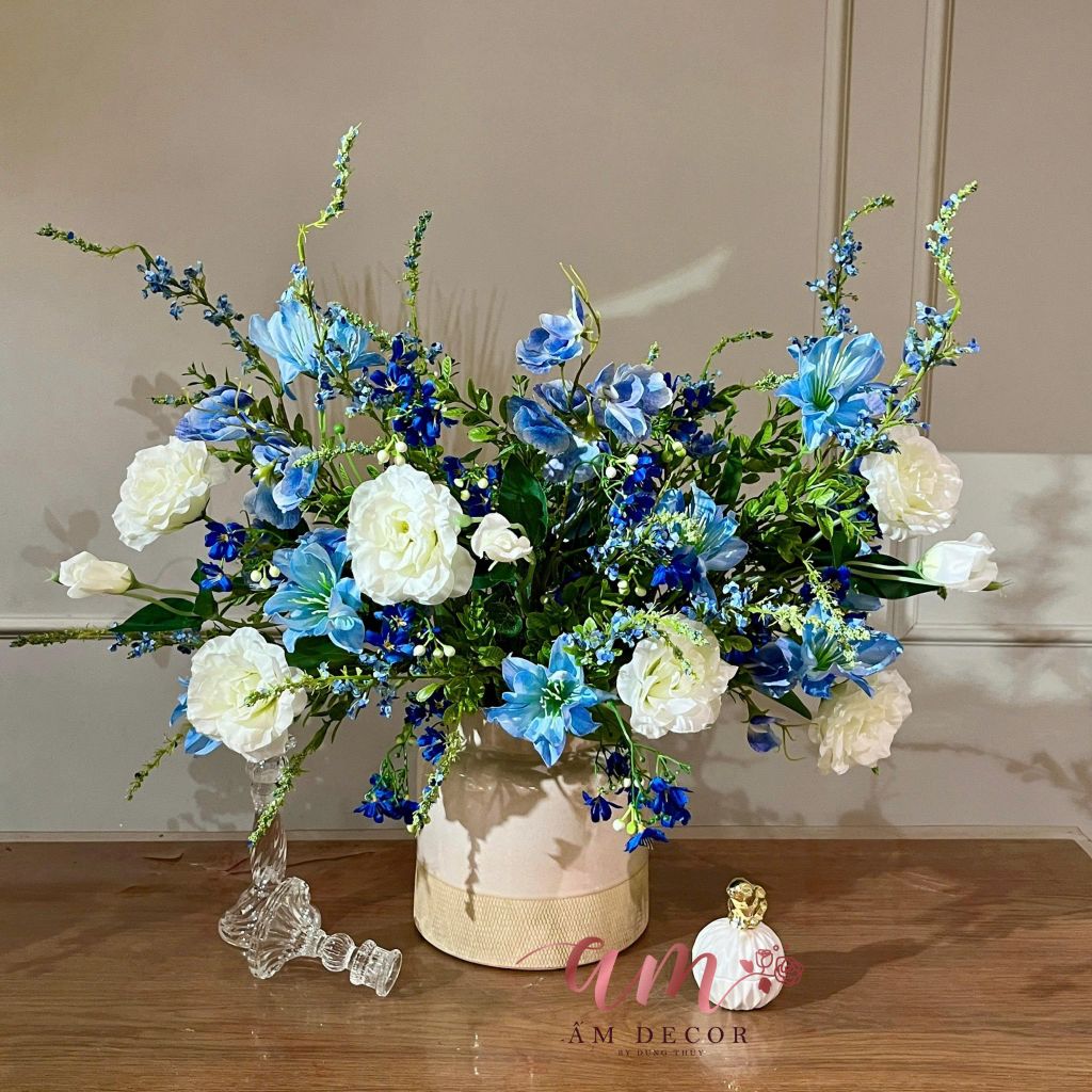 BÌNH HOA VIOLET OCEAN BLUE