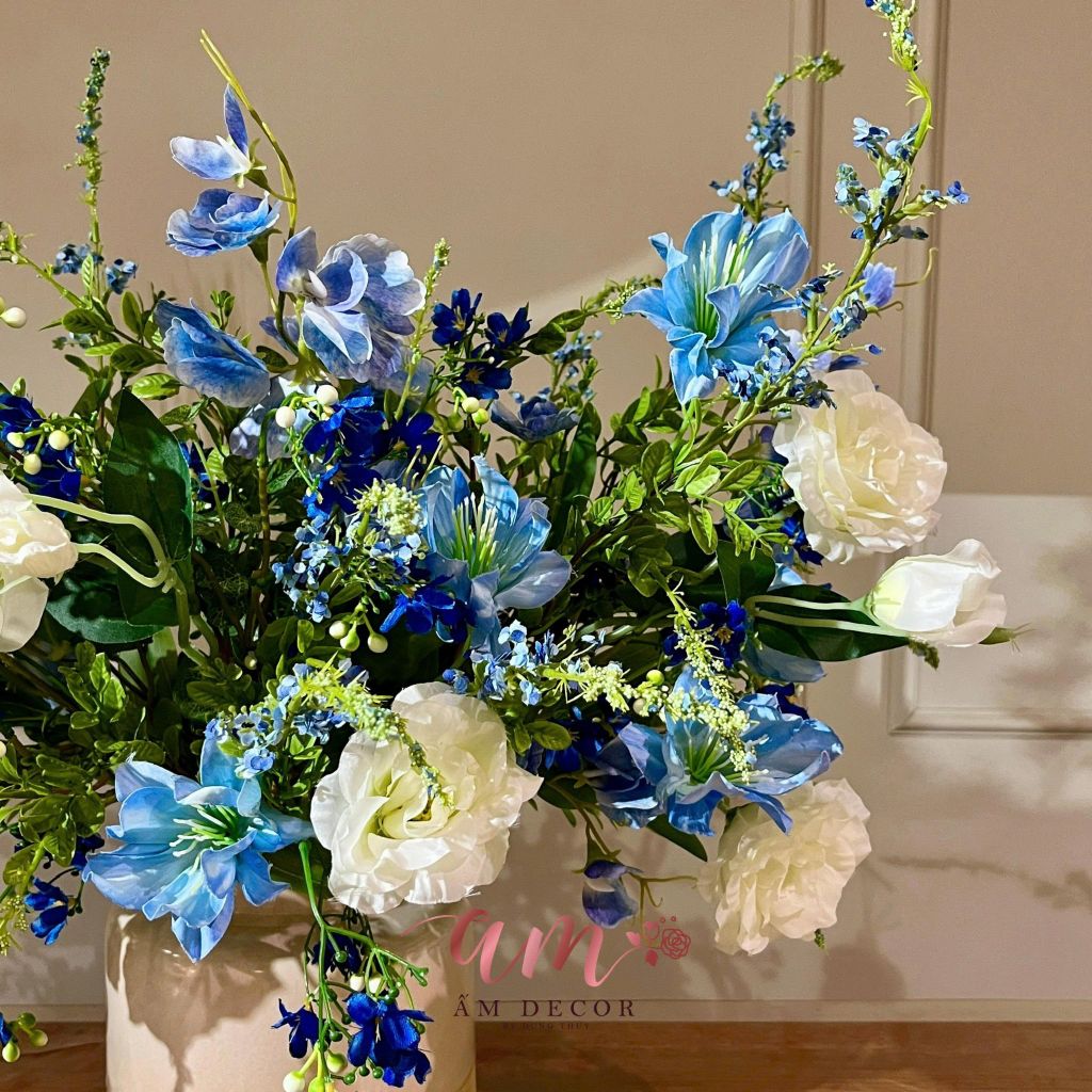BÌNH HOA VIOLET OCEAN BLUE