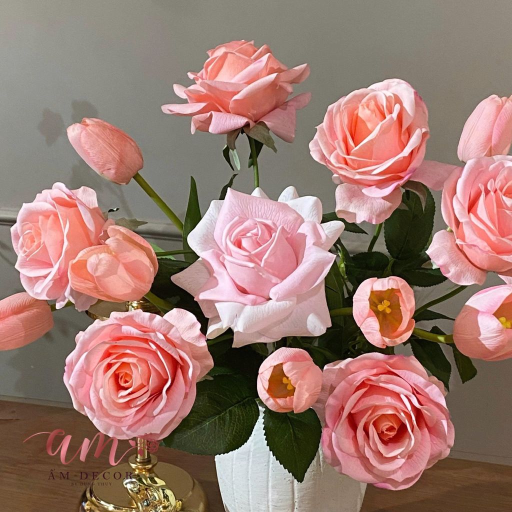 BÌNH HOA AUSTIN TULIP PUNCH