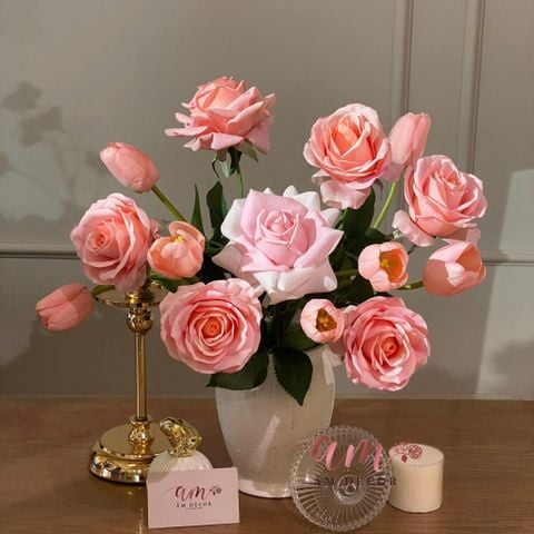  BÌNH HOA AUSTIN TULIP PUNCH 