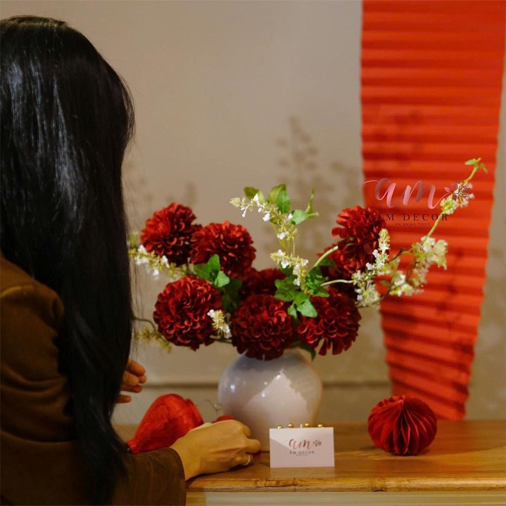 BÌNH HOA ALEXANDRA DAHLIA BLOOM