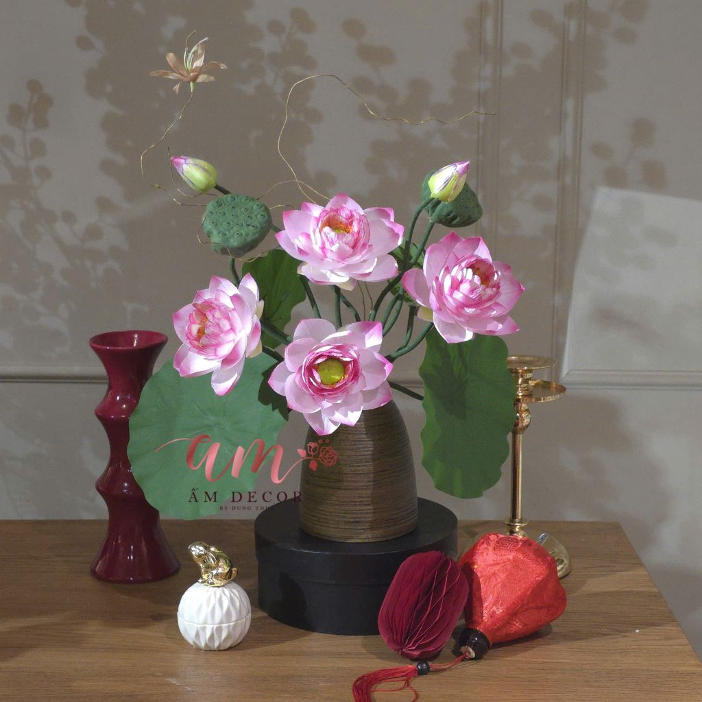 BÌNH HOA TRADITIONAL LOTUS MINI