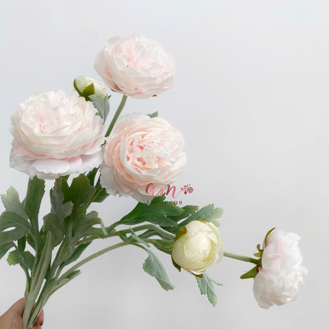  CÀNH HOA MẪU ĐƠN BÚP (Hồng) 