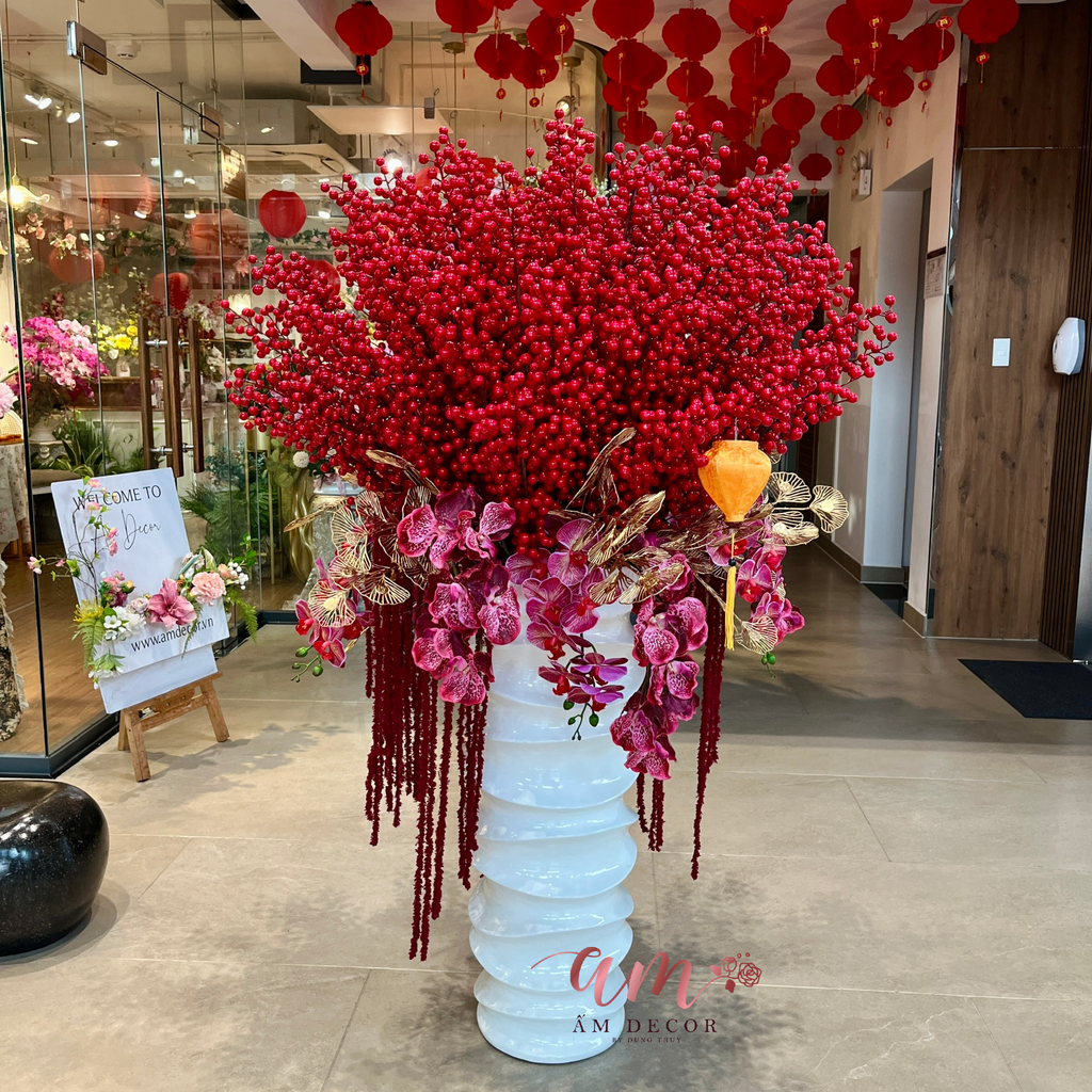 BÌNH HOA AIRIS WINTERBERRY LUNAR